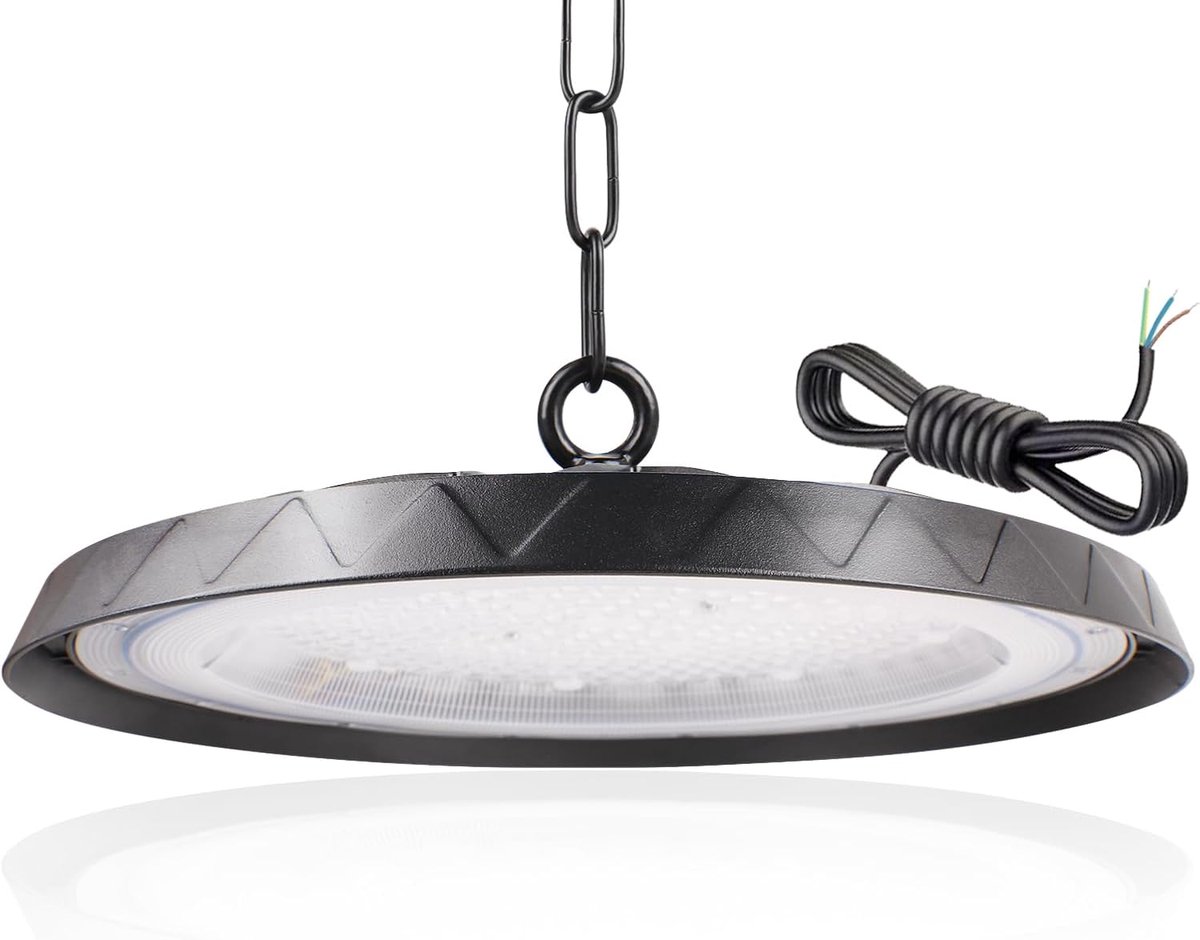 UFO LED High Bay Lamp 300W - 30.000 lm - 6000K Koud Wit - IP65 Waterdicht - Geschikt voor Werkplaatsen - ShopVlot