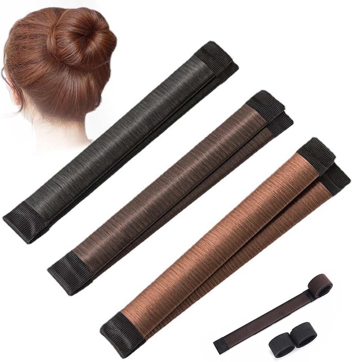 Dutt maker - 3 kleuren - Haarstijl hulp - Perfect voor stijlvolle haarbuns - ShopVlot