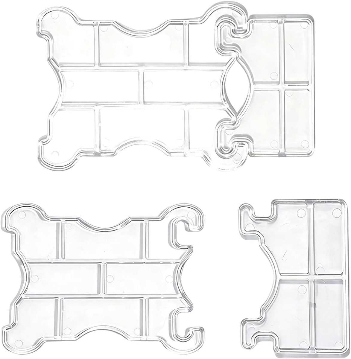 SnelShoppen - 2 Stuks Acryl Bankstoppers, Verstelbare Bumpers Voor Slaapbank, Wandbescherming, Voorkomt Botsingen Van Meubels, Geschikt Voor Banken, B