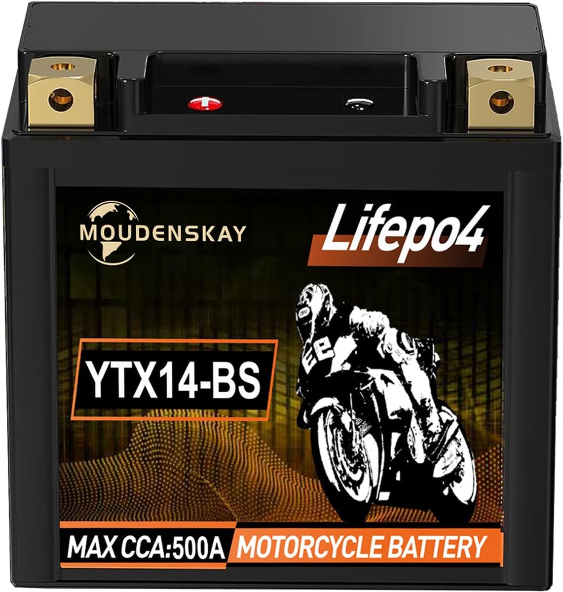 Lithium motoraccu 12V 6Ah - LiFePO4 technologie - BMS-beveiliging - krachtige startcapaciteit - ShopVlot