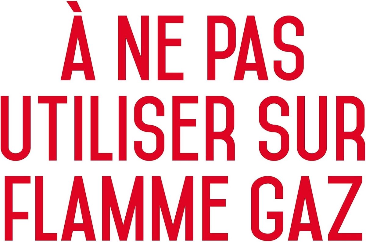 Sticker niet op gasvlam - vinyl - waterdicht - ideaal voor zwembadgebruik - ShopVlot