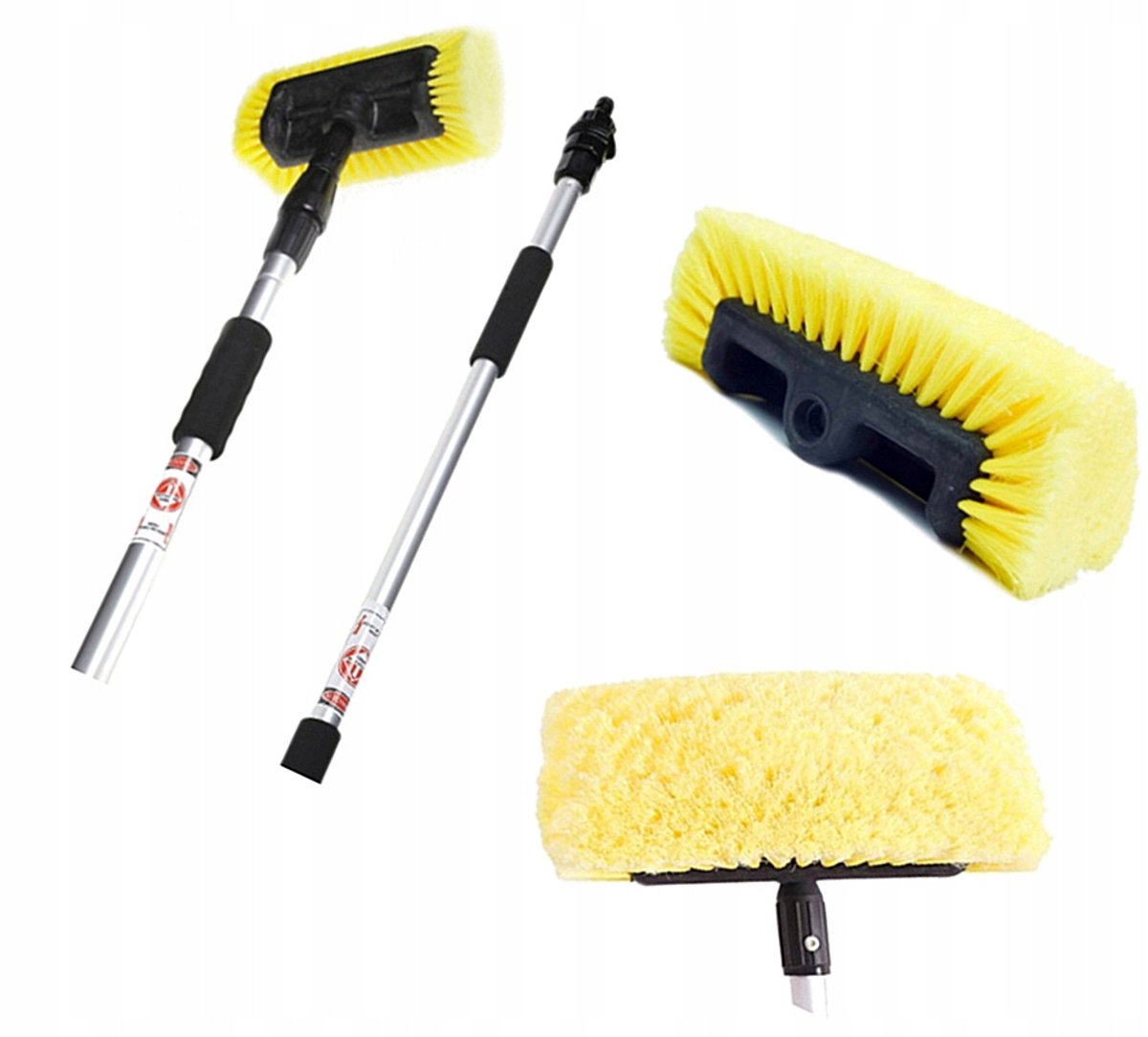 Telescoop Wasborstel 150-260cm voor Auto, Bus, Vrachtwagen