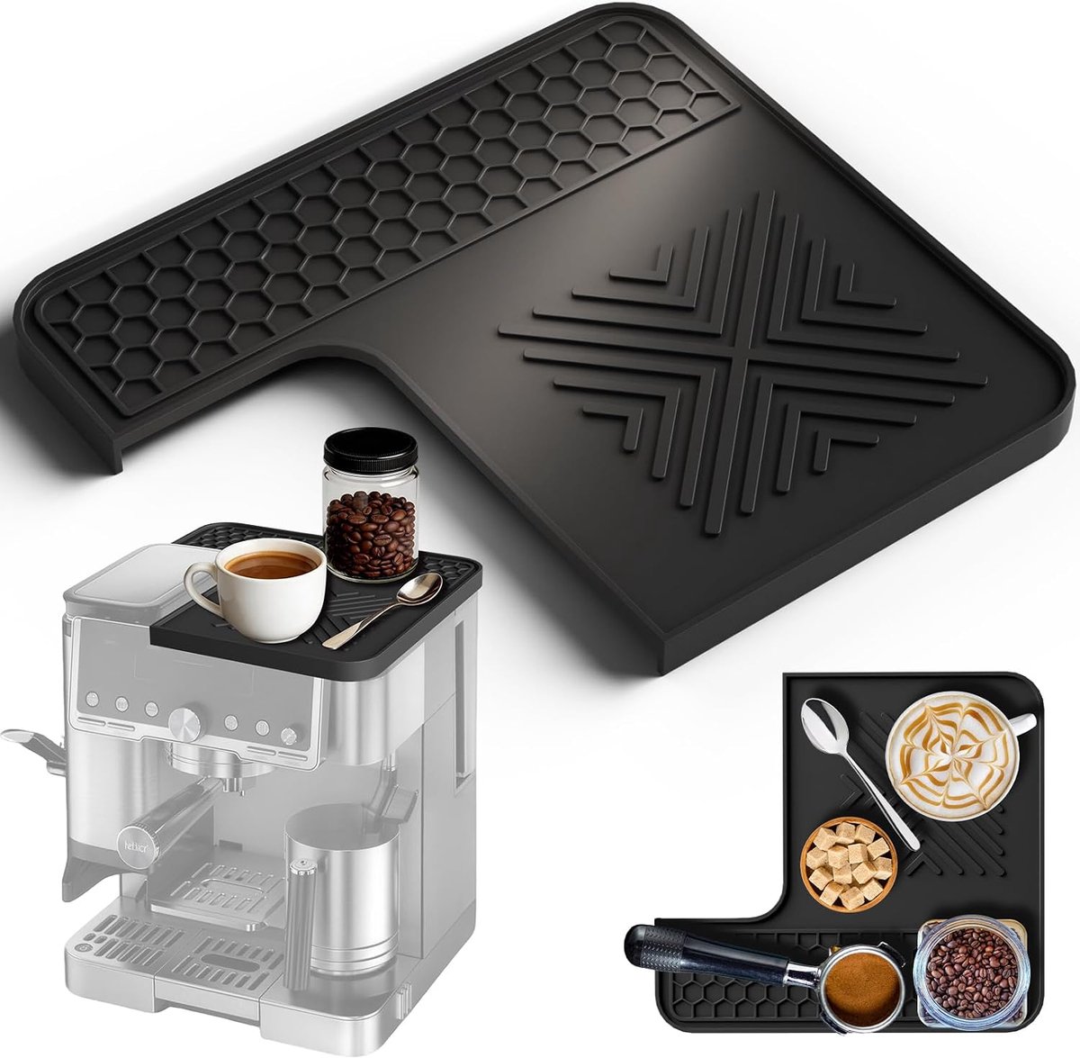 Siliconen mat voor koffiezetapparaat - geschikt voor Ninja Luxe Café Premier ES601EU/ES701EU - hittebestendig - ShopVlot