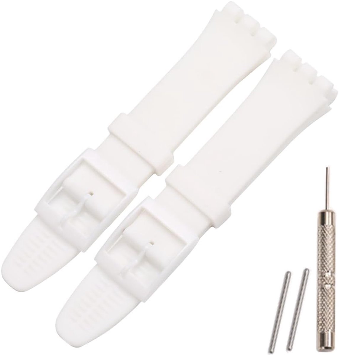 Siliconen Horlogeband 17mm 19mm 20mm - Waterdicht - Comfortabel en Duurzaam - ShopVlot