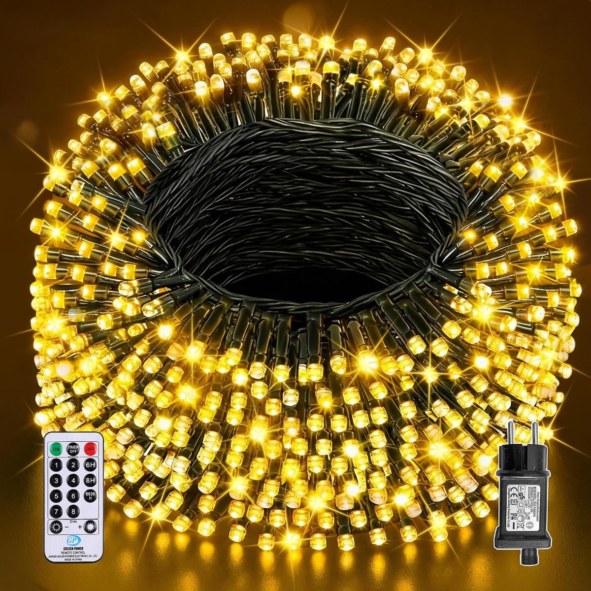 LED Sfeerlampen - 400 LEDs - Warm wit - Met afstandsbediening en timer - ShopVlot