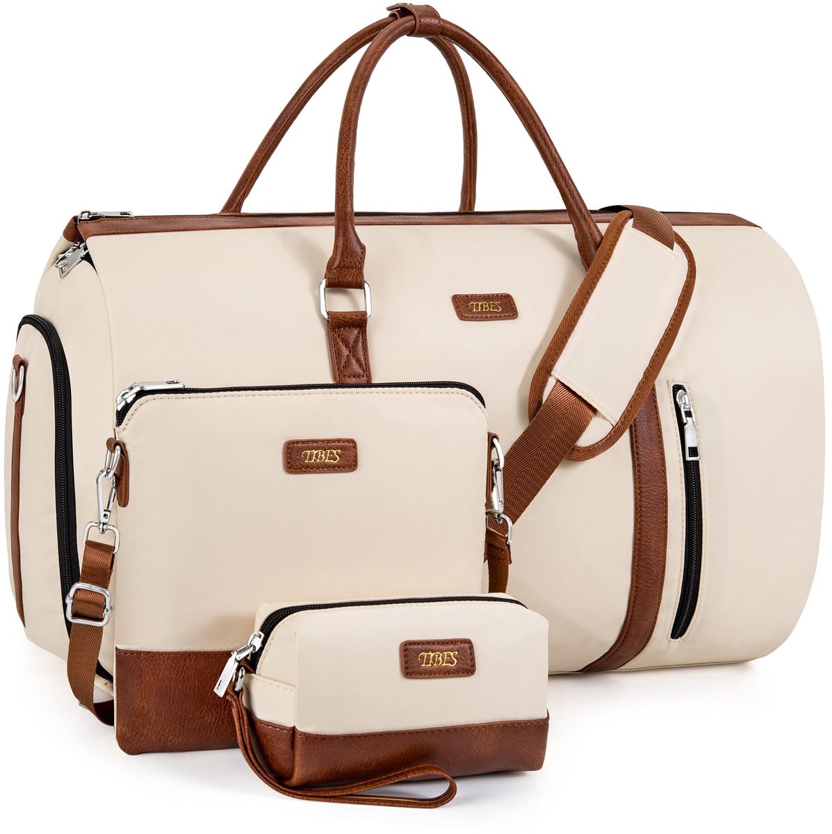 Converteerbare kledingplunjezak - grote weekendtas - 2-in-1 hangende koffer - ideaal voor reizen - ShopVlot