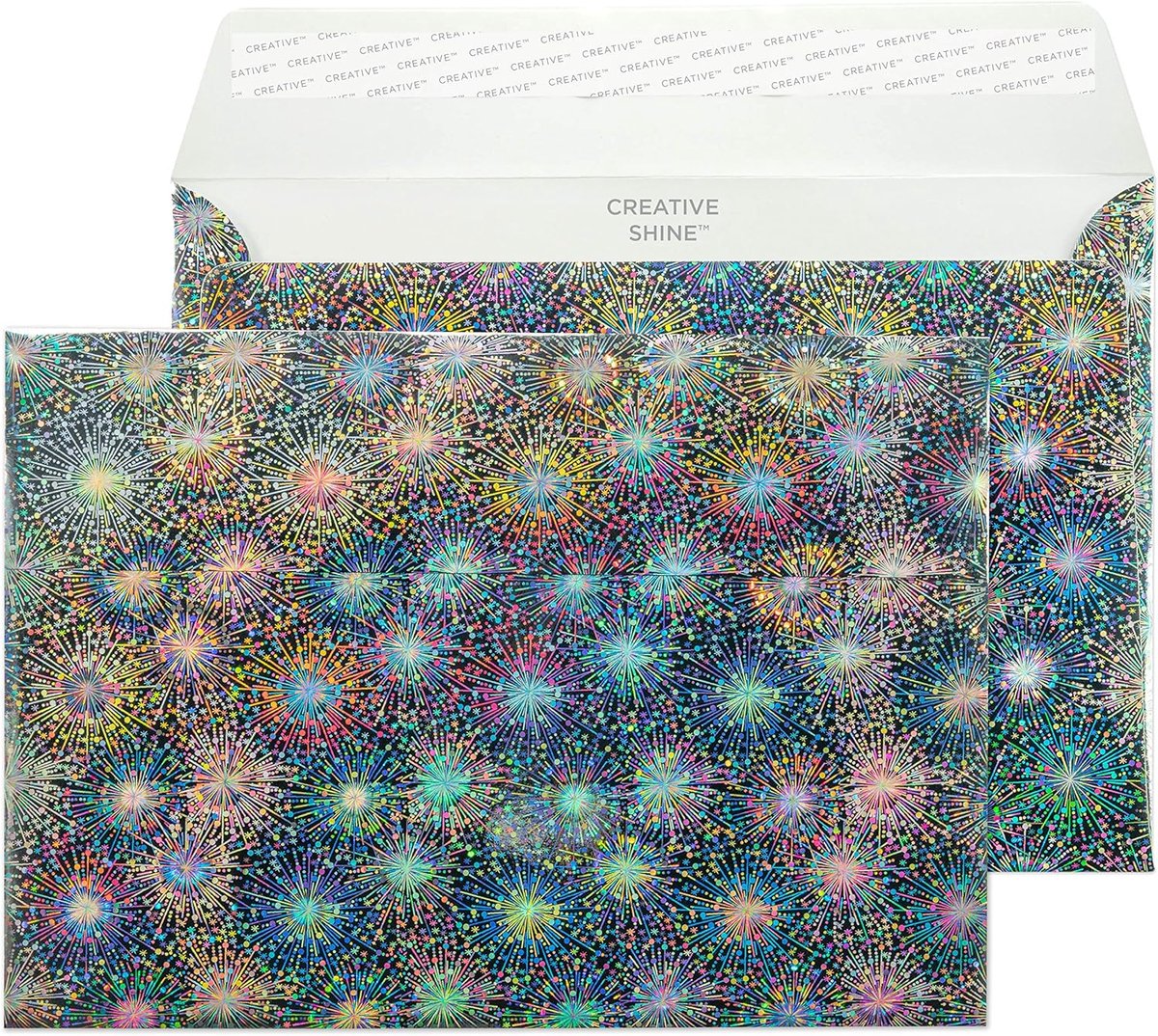 C5 briefumschlag 162 x 229 mm - metallic met holo effect - zelfklevend - opvallende uitstraling voor mail - ShopVlot