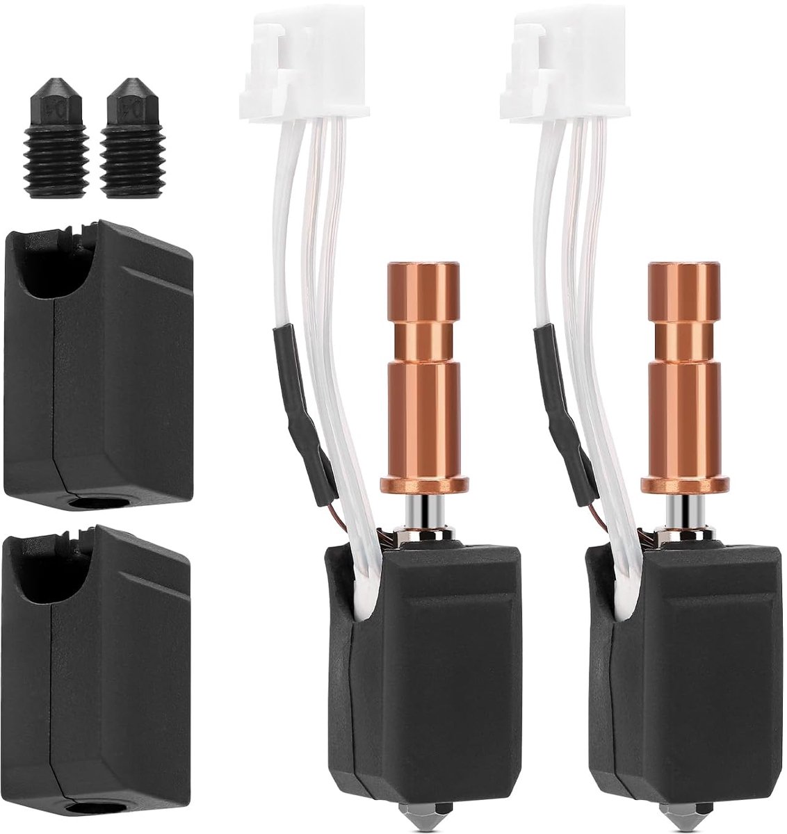 3D-printer hot-end kit - verbeterde snelverwarming - gehard stalen mondstuk - hoge temperatuur en minder verstoppingen - ShopVlot