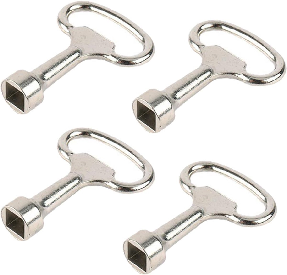 Vierkante sleutel 8x8 mm - multifunctionele zinklegering - robuust en duurzaam - ideaal voor controlekasten - ShopVlot