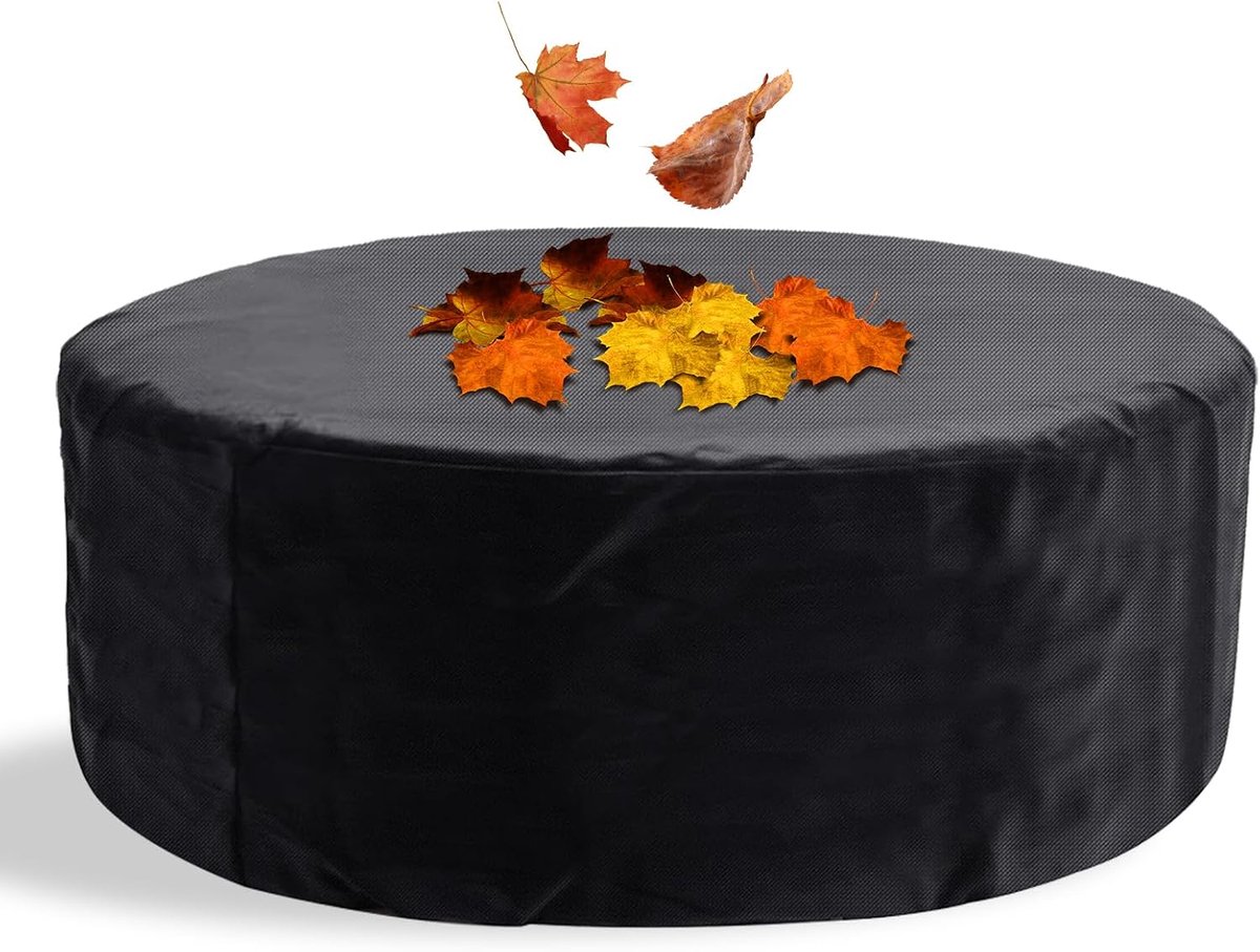 Rond Tafelhoes 190 x 70 CM - 420D UV-bestendig en Waterdicht - Volledige Bescherming voor 4-Persoons Whirlpool Buiten - ShopVlot