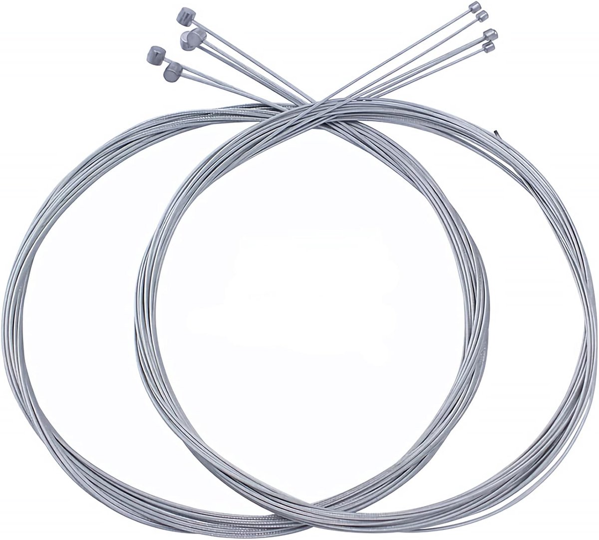 Fietskabels set 10-delig - 5x 1.75m schakelkabels + 5x 2m remkabels - SnelShoppen