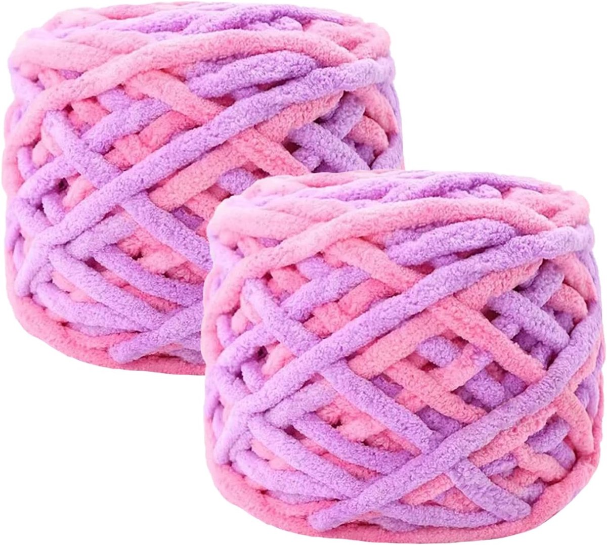 Dik Wolgaren 180 g(90 g*2), ca.130 m, Superzacht breien, grof breien Zacht wolgaren, om te haken voor dekens, Perfect voor het weven van sjaals, mutsen, dekens, sierkussens.