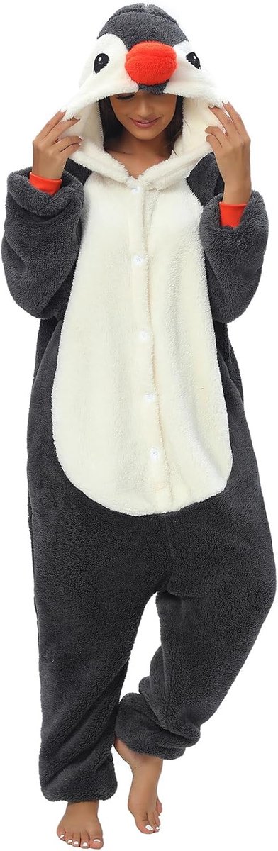 Pyjama's, jumpsuit, panda, uniseks voor volwassenen, dieren-onesie, voor cosplay, Halloween, carnaval kostuums Dames Pyjama Dierkostuums Winter