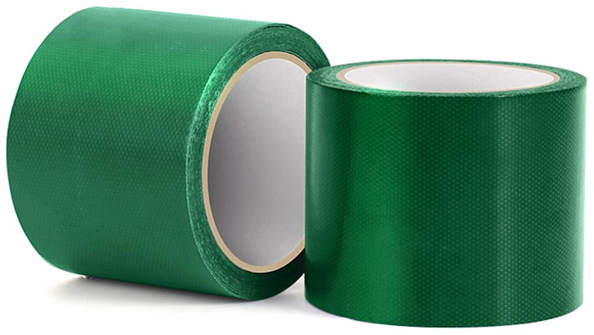 Waterdicht plakband, 8 cm x 10 m textieltape, universele plakstrip, zeilreparatie, weefseltape, zelfklevend, waterdicht, voor stof, zwembad, afdichten, bundelen, bevestigen