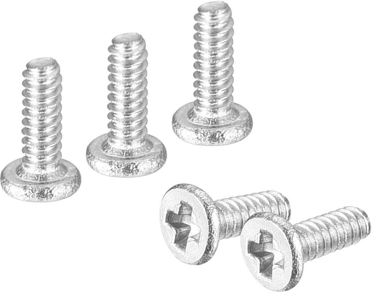 M1-0,25 x 3 mm 20 stuks platte kopschroeven 304 roestvrij staal Phillips aandrijving machineschroeven hardware bevestigingselement voor meubelverbinding