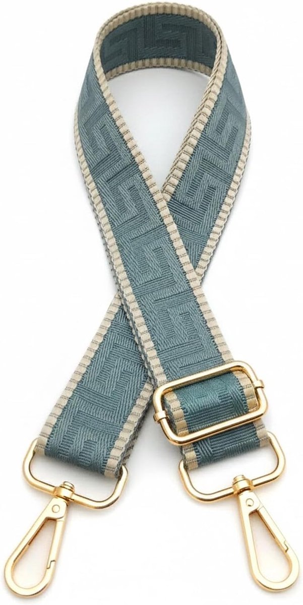 Schouderband voor tas, vervangende zakriemen, 3,8 cm breed draagtas, schouderriem voor tassen, verstelbare schouderriem voor tassen, handtassen (lichtblauw)