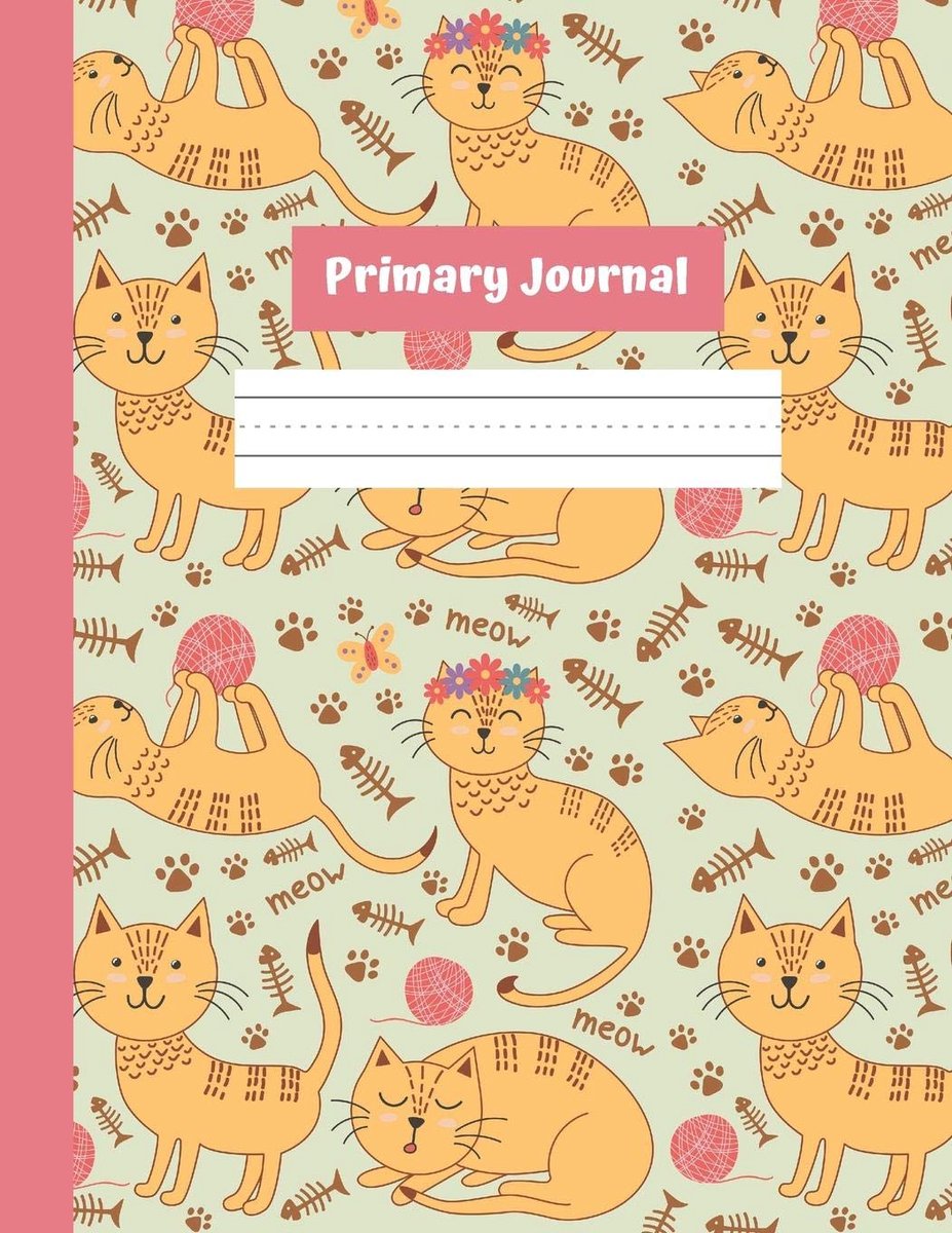 Journal: Grades K-2, Half Page Lined Handwriting Paper with Drawing Space