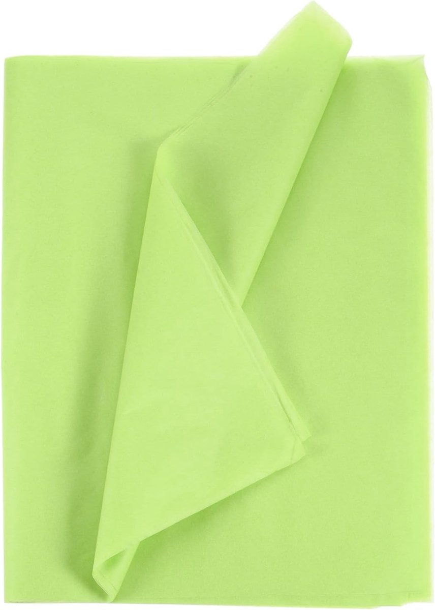 Zijdepapier, 35 x 50 cm, zijdepapier voor geschenkzakjes, zijdepapier voor geschenkverpakkingen, kunsthandwerk, verpakking, lichtgroen