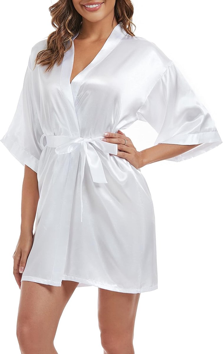 Kimono dames ochtendjas Bride badjas licht Japans bruiloft badjassen pyjama kort