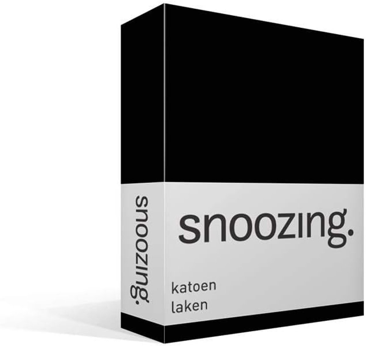 Bedlakens 200x260cm - Katoen - Zwart - Ideaal voor een comfortabele nachtrust - SnelShoppen