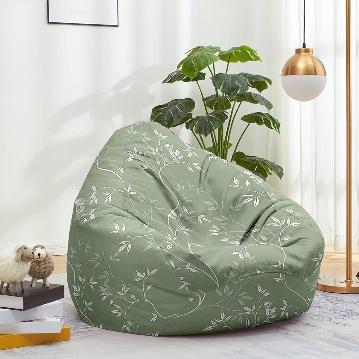 Zitzakhoes - Luie bankhoes - Ontspannen Zitten - Machinewasbaar - 80x90cm - Groen