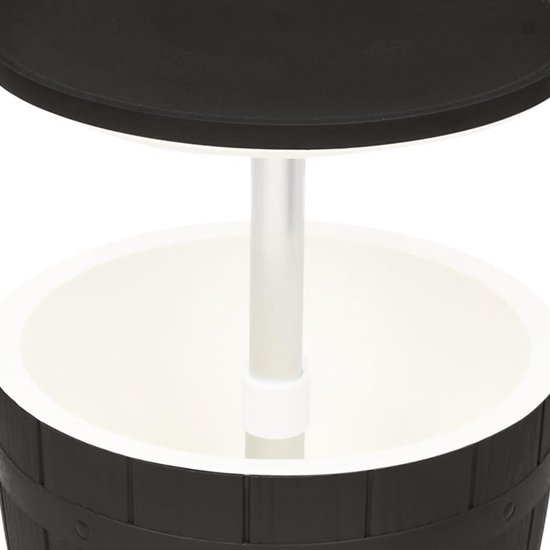 Tafel met ijskoeler - Koelbox tafel cocktailtafel - Tuinfeesten organiseren - 3-in-1 functie - 48 x 48 x 82 cm — afbeelding 3