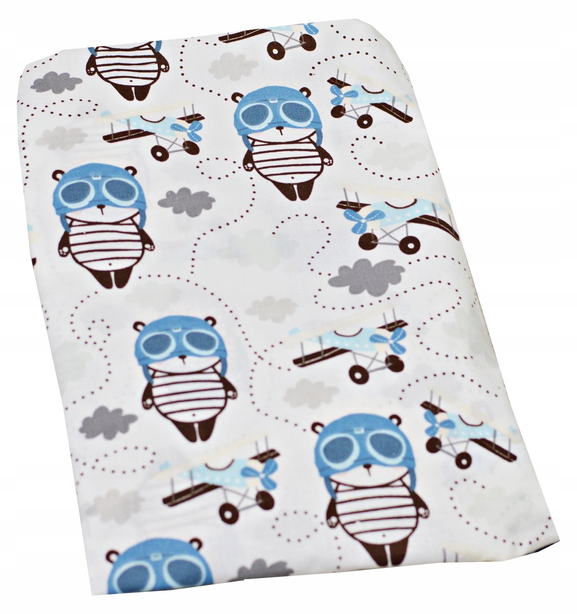 Laken 140x70 cm met elastiek voor kinderbedden, 100% katoen