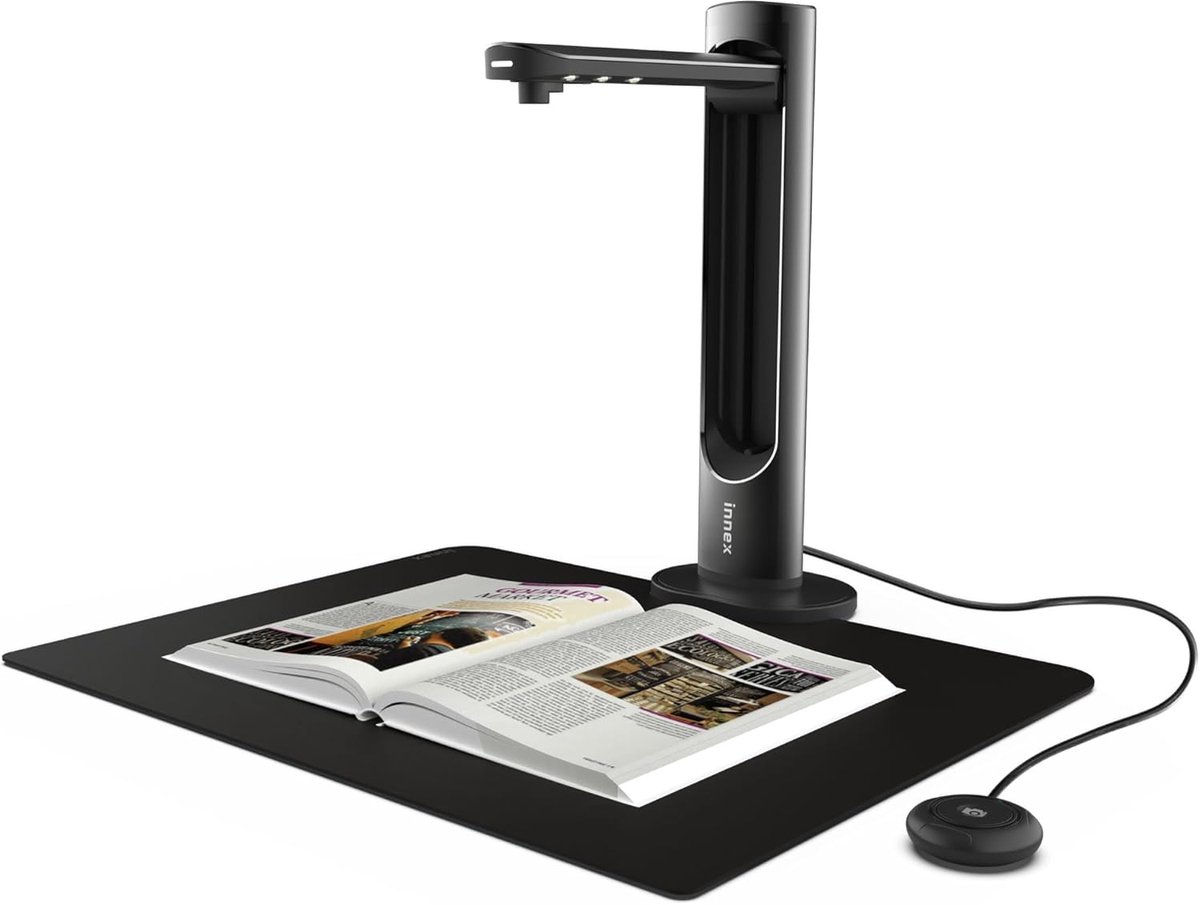 Innex DS200 Professional USB Book Scanner & Document Scanner, 26MP, A3 - ShopVlot