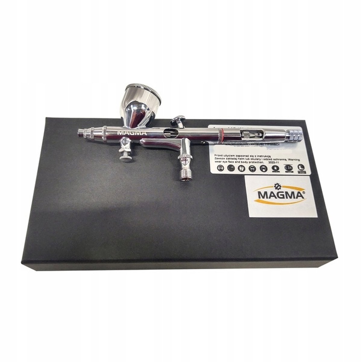 Aerograaf AB180 met 0.8mm spuitmond - Dubbele Actie Gravity Feed