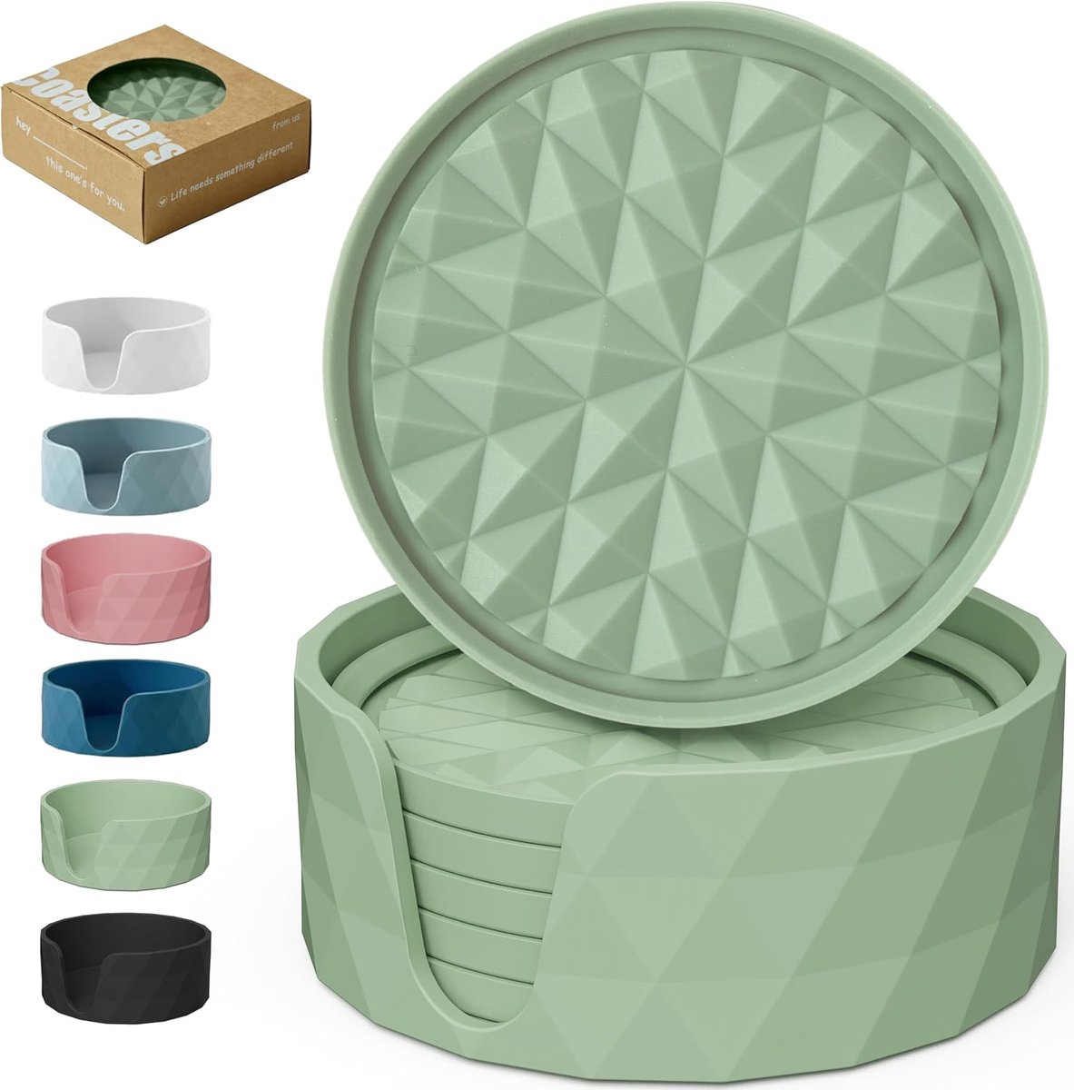 Yoghurtdeksel 9.5 cm - Herbruikbaar silicone - Airtight en lekvrije afsluiting - Houd yoghurt vers - SnelShoppen