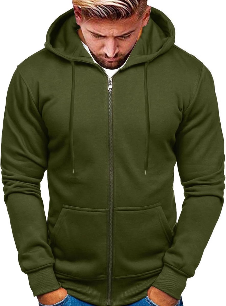 Hoodies voor heren oversized - dikke fleece - grafische bedrukking - comfortabele loungewear - SnelShoppen