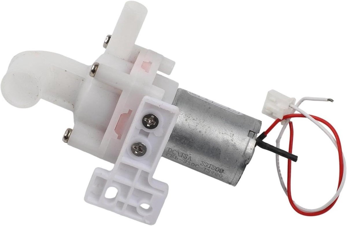 Waterkoker Pomp - Circulatiepomp Waterfles - Water Snel Verwarmen - Dubbele Voltage Werking - DC 8-12V - Grijs Wit