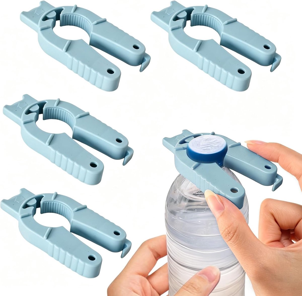 Flesopeners 3-in-1 - kunststof - multifunctioneel - eenvoudig te bedienen voor ouderen - SnelShoppen