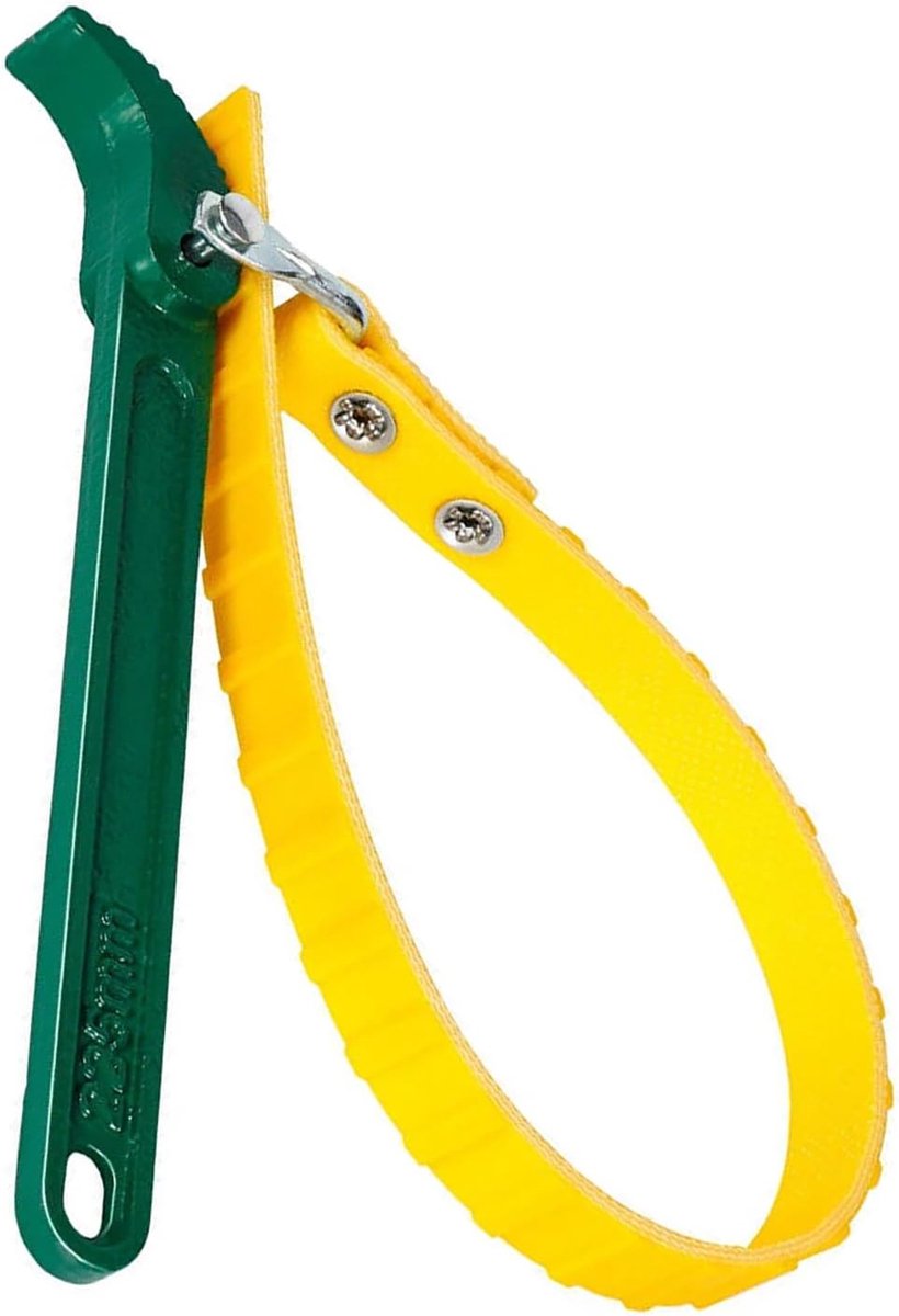 Oliefilterbandsleutel 9 Inch - Robuuste rubberen riem - Voor het openen van filters en deksels - SnelShoppen