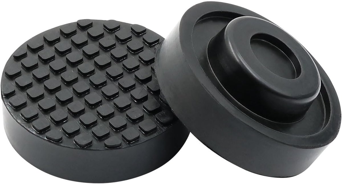 Rubber pads voor autolift - 65 mm - rubber buffer - verhoogt veiligheid bij onderhoud - SnelShoppen