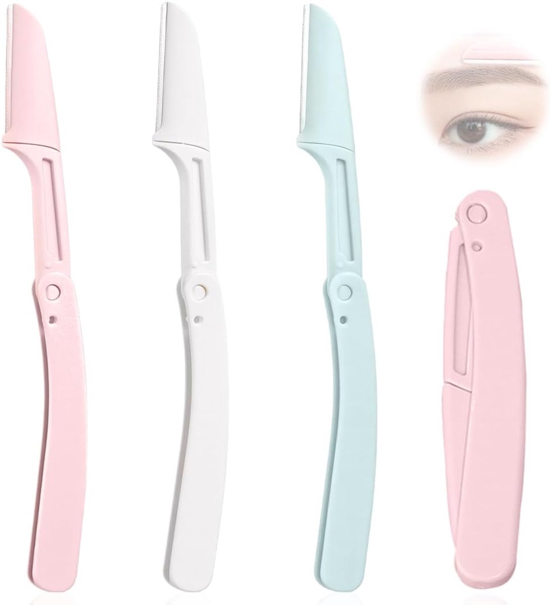 Okschaaf Trimmer voor Vrouwen en Mannen - 3 Stuks - Flexibele Scheerkop - Perfect voor Gezichtshaarverwijdering - SnelShoppen