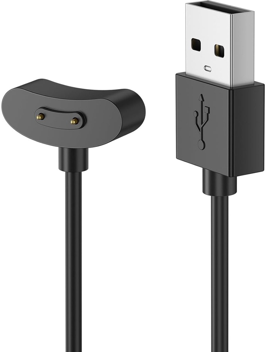 Oplaadkabel TicWatch Pro 5/3/Ultra/E3 - magnetische inductielader - USB-snellaadkabel - ideaal voor onderweg - ShopVlot