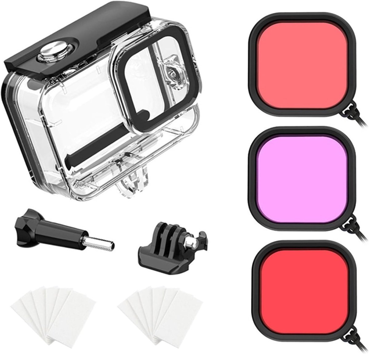 Waterdichte behuizing voor Go Pro Hero 12/11/10/9 - Onderwaterbescherming - Duikvriendelijk - ShopVlot
