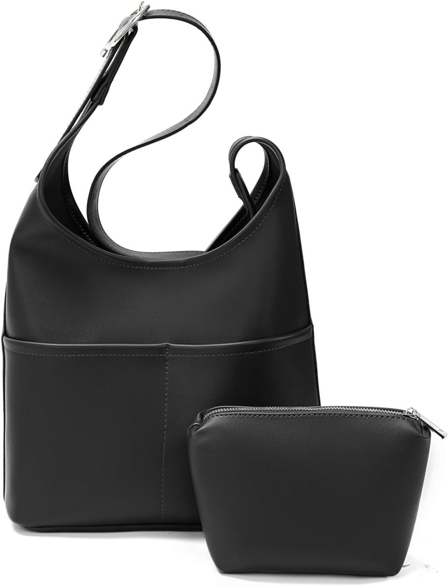 Schoudertas dames - PU leer - grote capaciteit - ideaal voor school en werk - ShopVlot