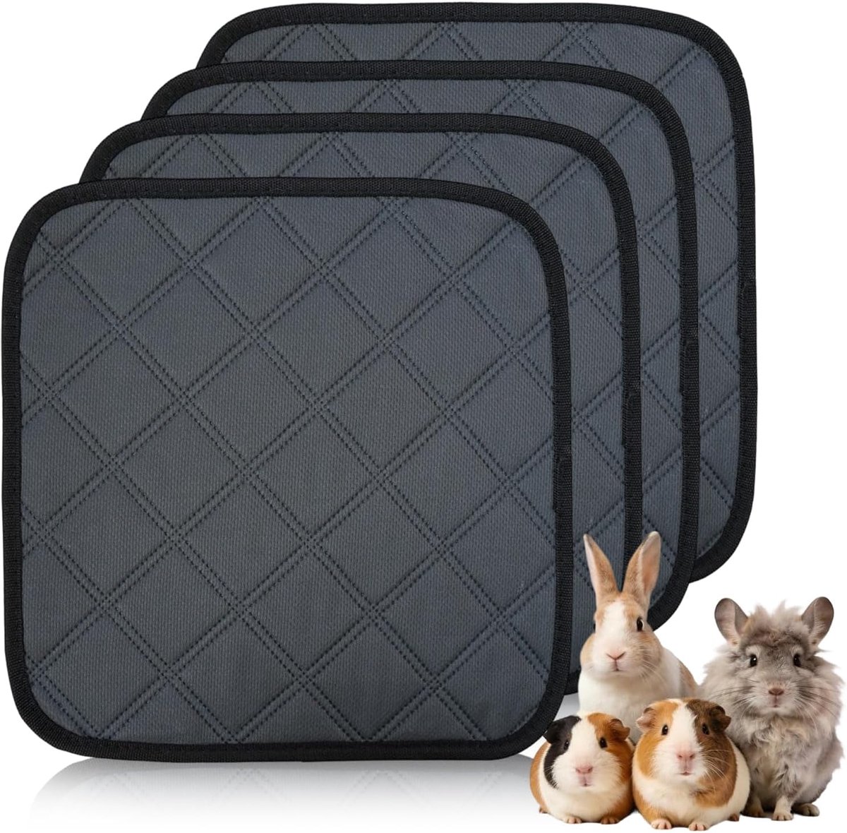 Pipipads cavia's 30 x 30 cm - absorberende wasbare onderleggers - antislip en herbruikbaar - ShopVlot