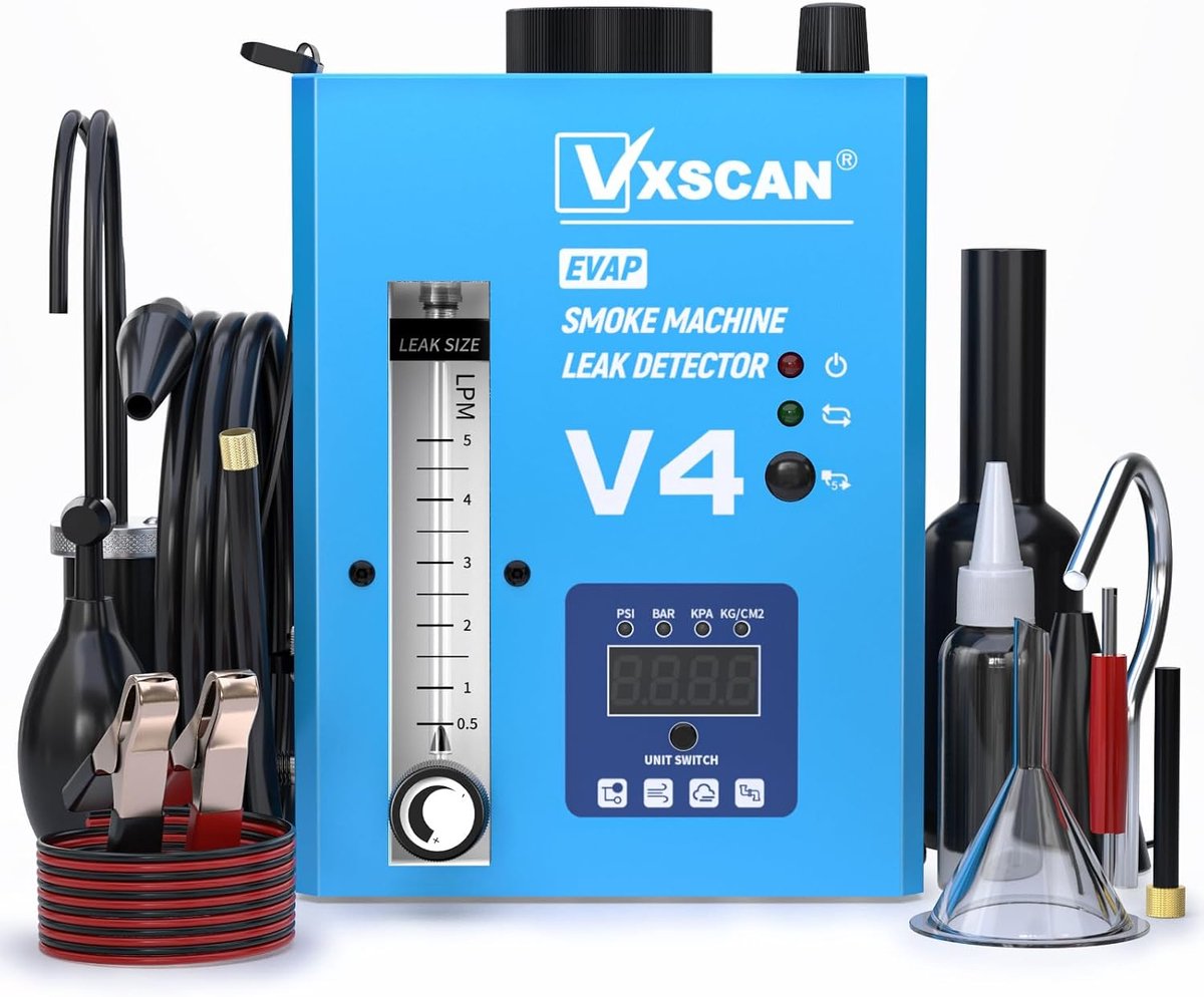 Rookmachine 12V - Digitale drukmeter - Leaks detecteren - Geschikt voor alle voertuigen - ShopVlot