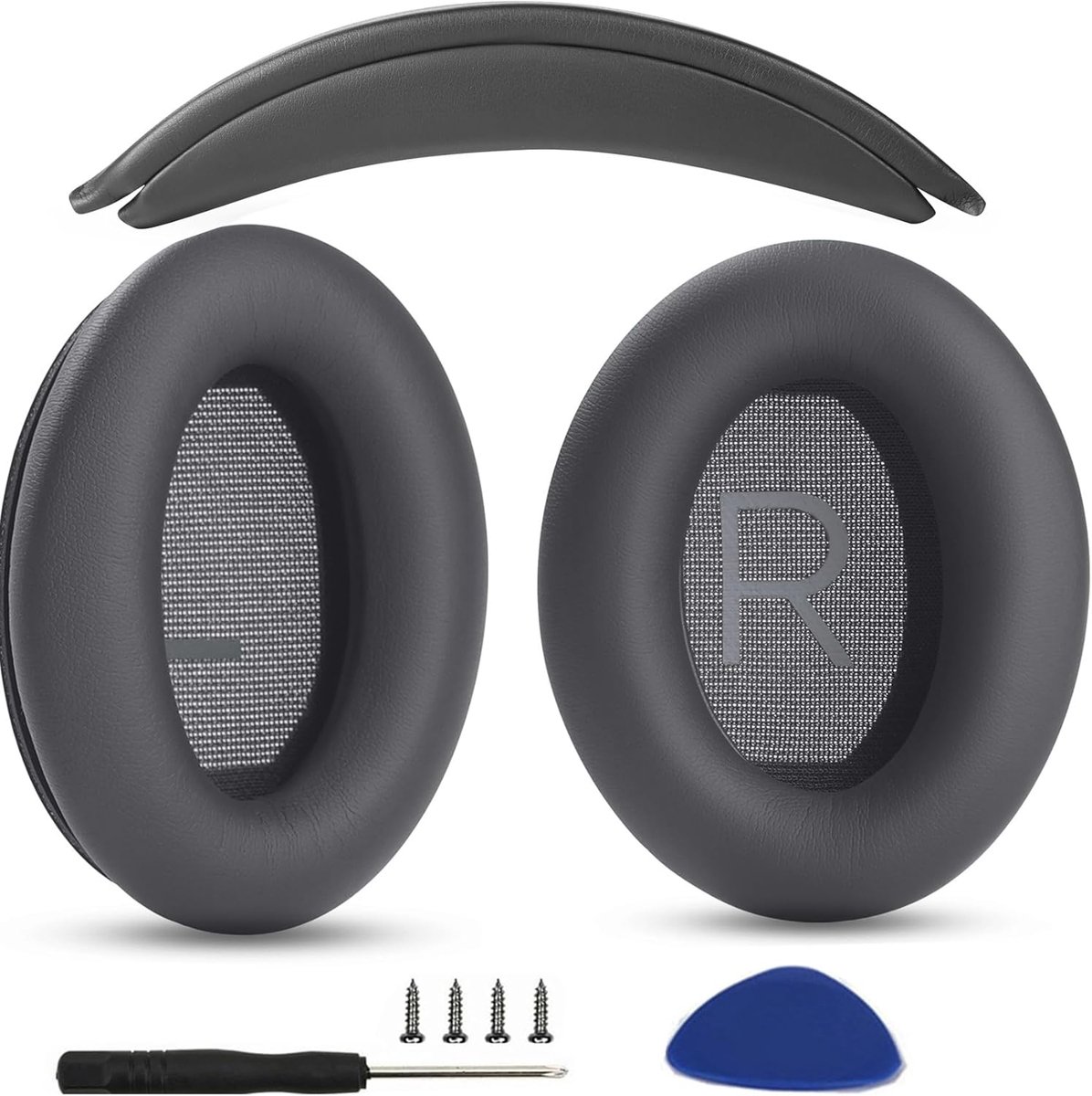 Oorkussens + Vervangende Hoofdband voor Bose QuietComfort 45 QC45 35 QC35 II - Eenvoudige DIY Installatie - ShopVlot