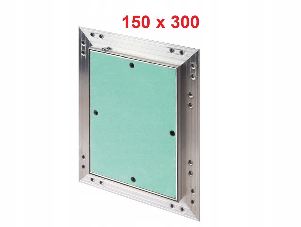Inspectieluik 150x300mm Aluminium Gipsplaat
