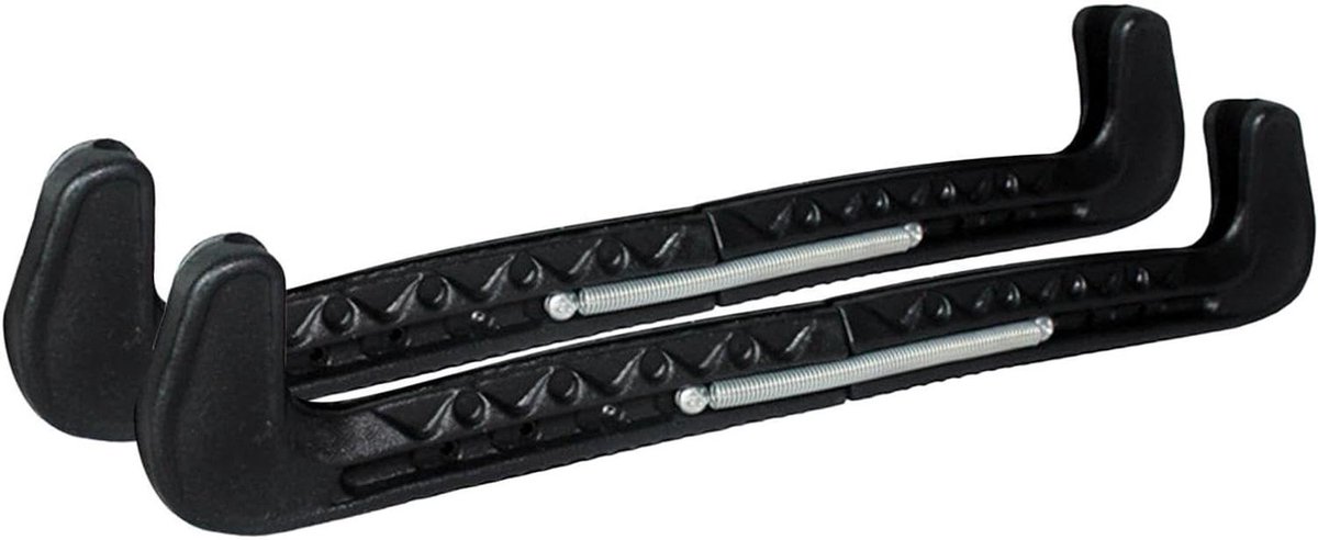 Schaatsenbeschermers - Schaatsijzers - Slijtage Voorkomen - Verstelbaar Veerontwerp - 31 cm - Zwart
