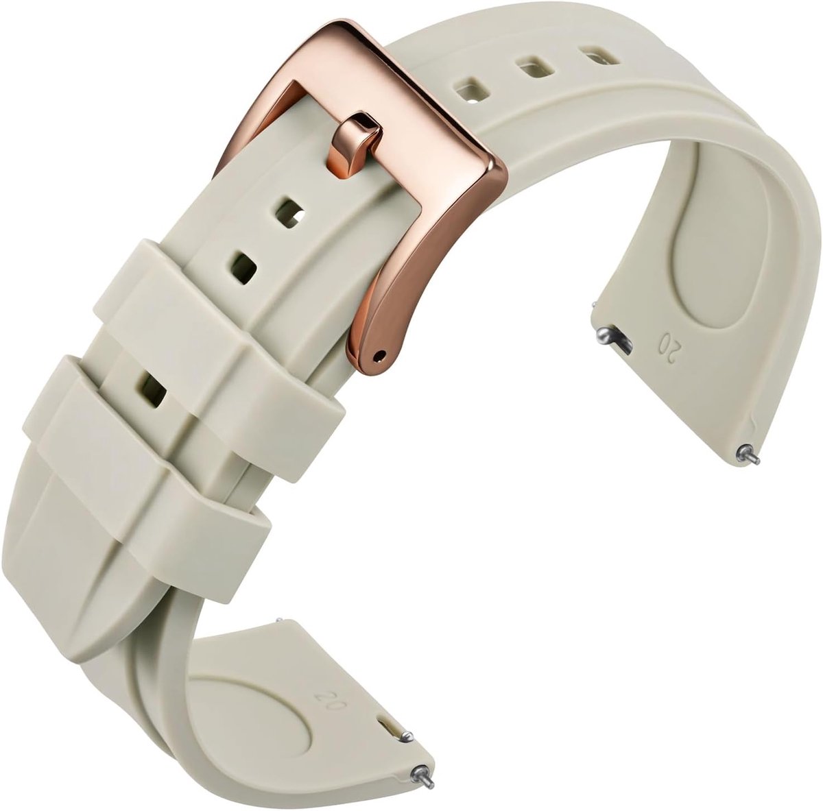 Horlogeband 16mm 18mm 20mm 22mm - Silicone - Waterdicht - Ideaal voor dagelijks gebruik - SnelShoppen