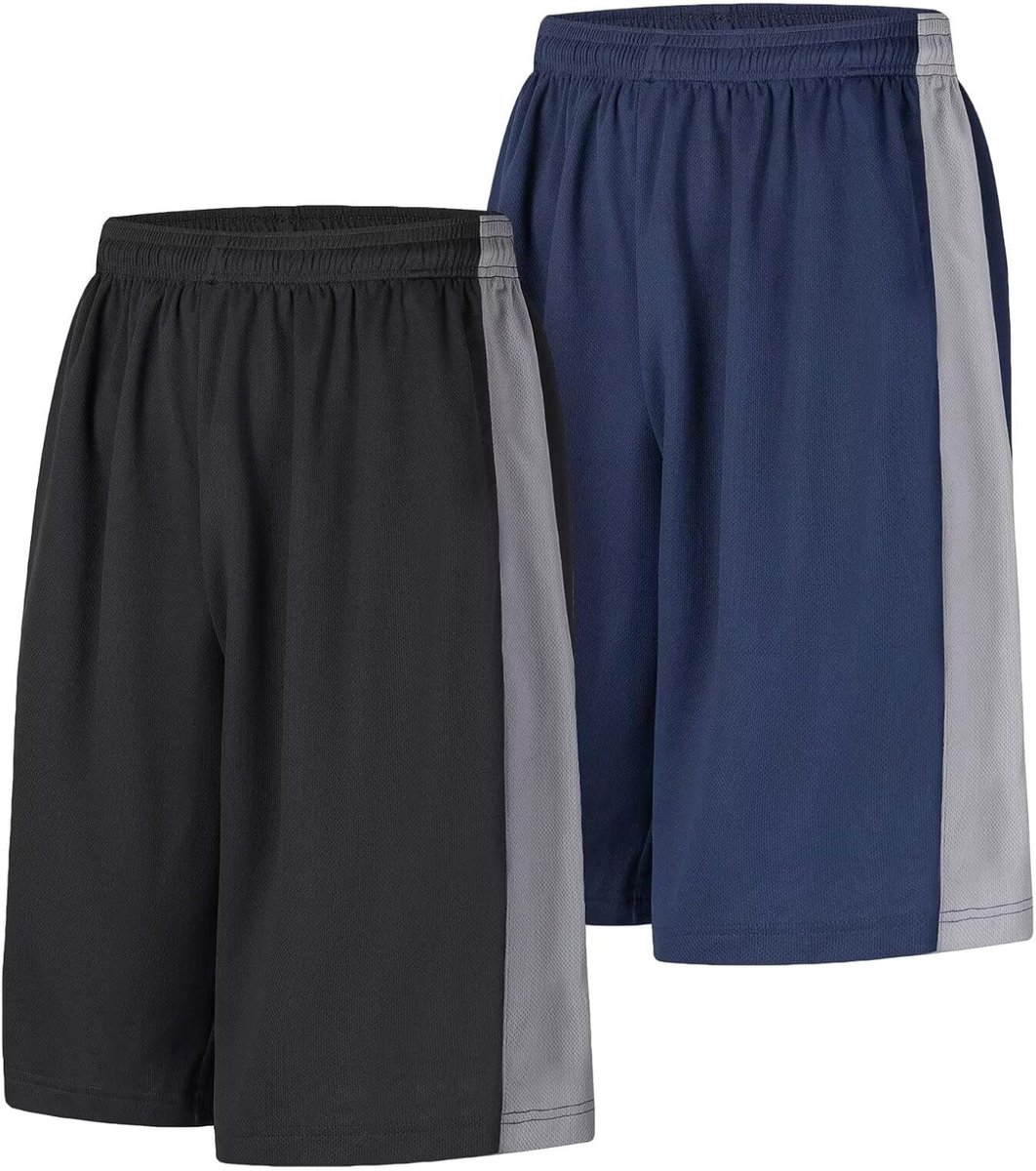 Heren lange sportshorts - camouflage - sneldrogend - ideaal voor basketballen - ShopVlot