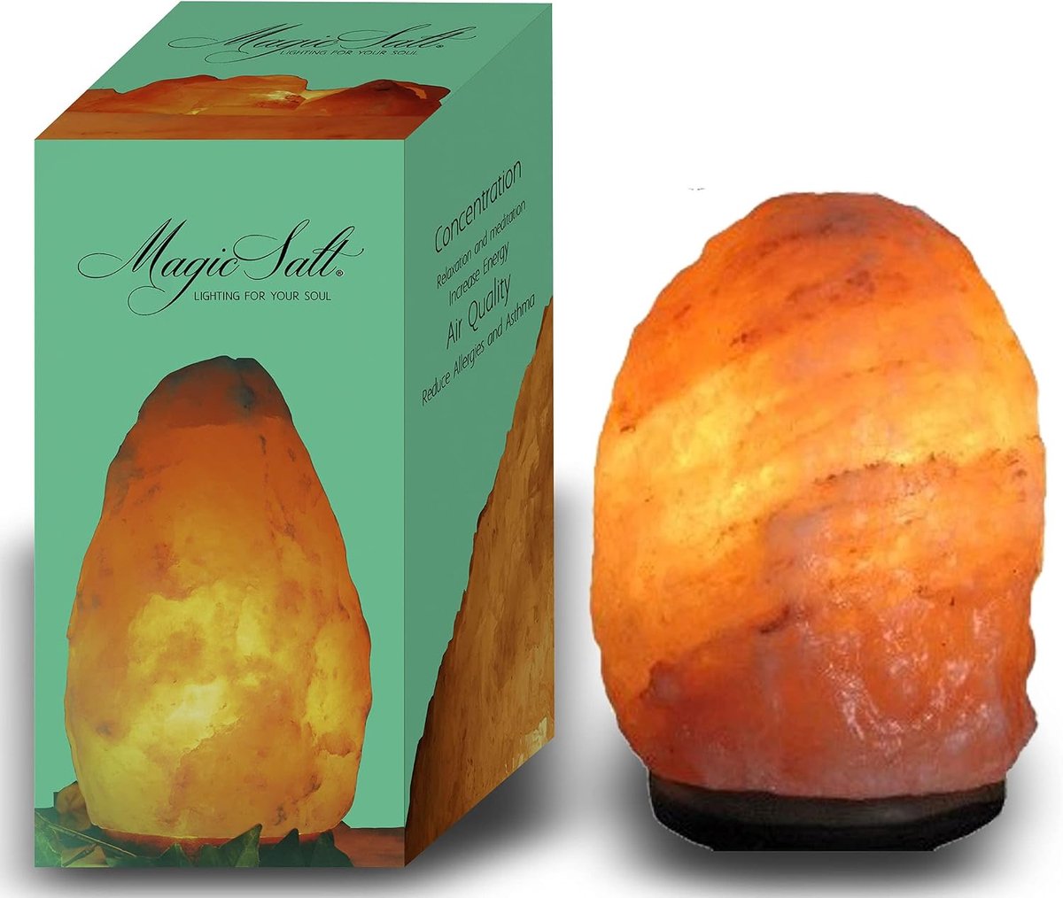Himalaya zoutlamp 6-8 kg - natuurlijke zoutsteen - unieke vorm en kleur - creëer een ontspannen omgeving - ShopVlot