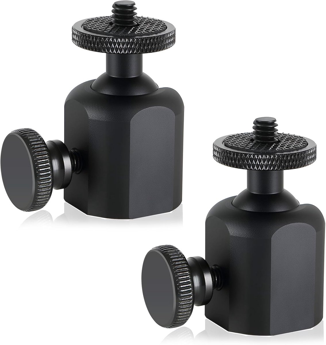 Mini balhoofd tripod - 360° roterend - robuuste metalen constructie - ideaal voor camera en verlichting - ShopVlot