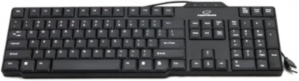 Toetsenbord QWERTY 104/105 - matte, niet-reflecterende oppervlakte - 1,5 m kabel - comfortabel typen - ShopVlot