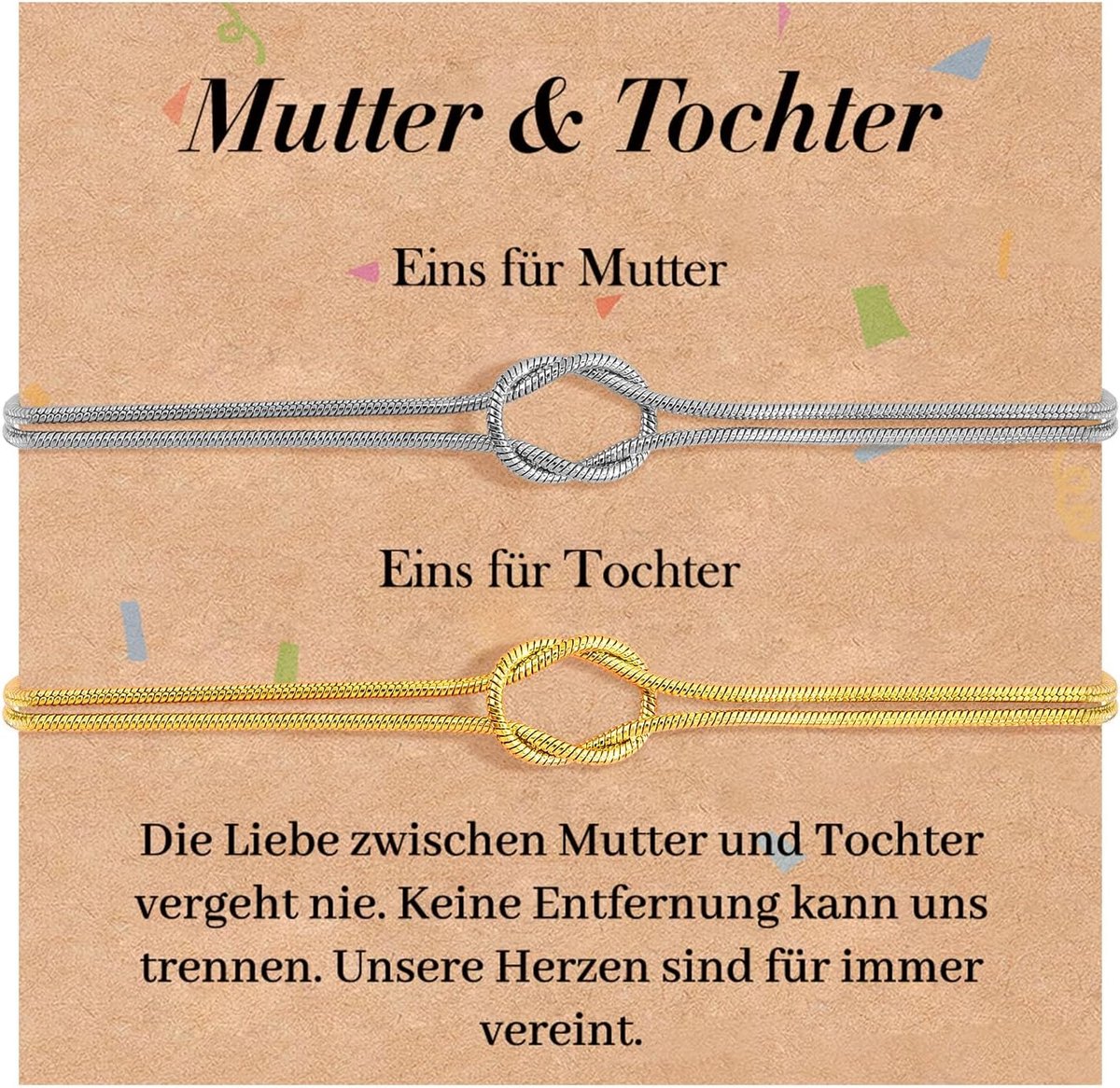 Vrouwenarmbanden - Moeder-dochter cadeau - Uniek ontwerp - Versterkt de band - ShopVlot